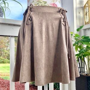 Microfiber Mini Skirt